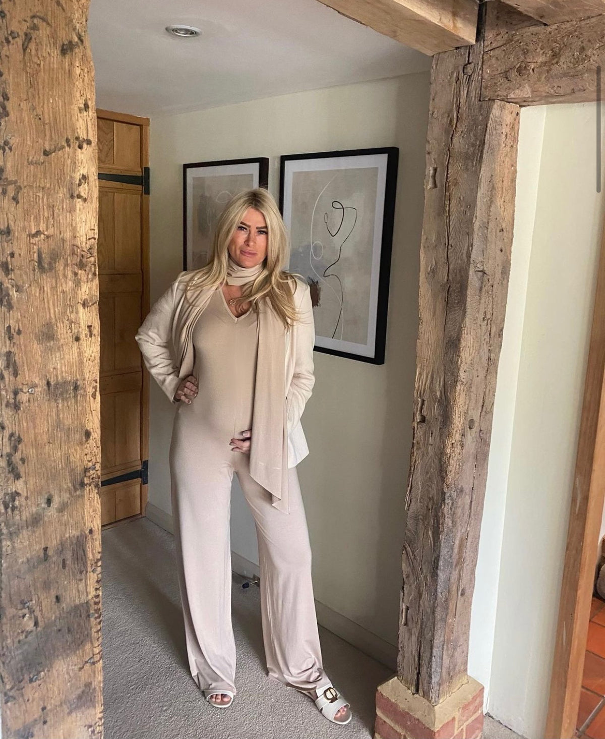 Cap Sleeve Jumpsuit