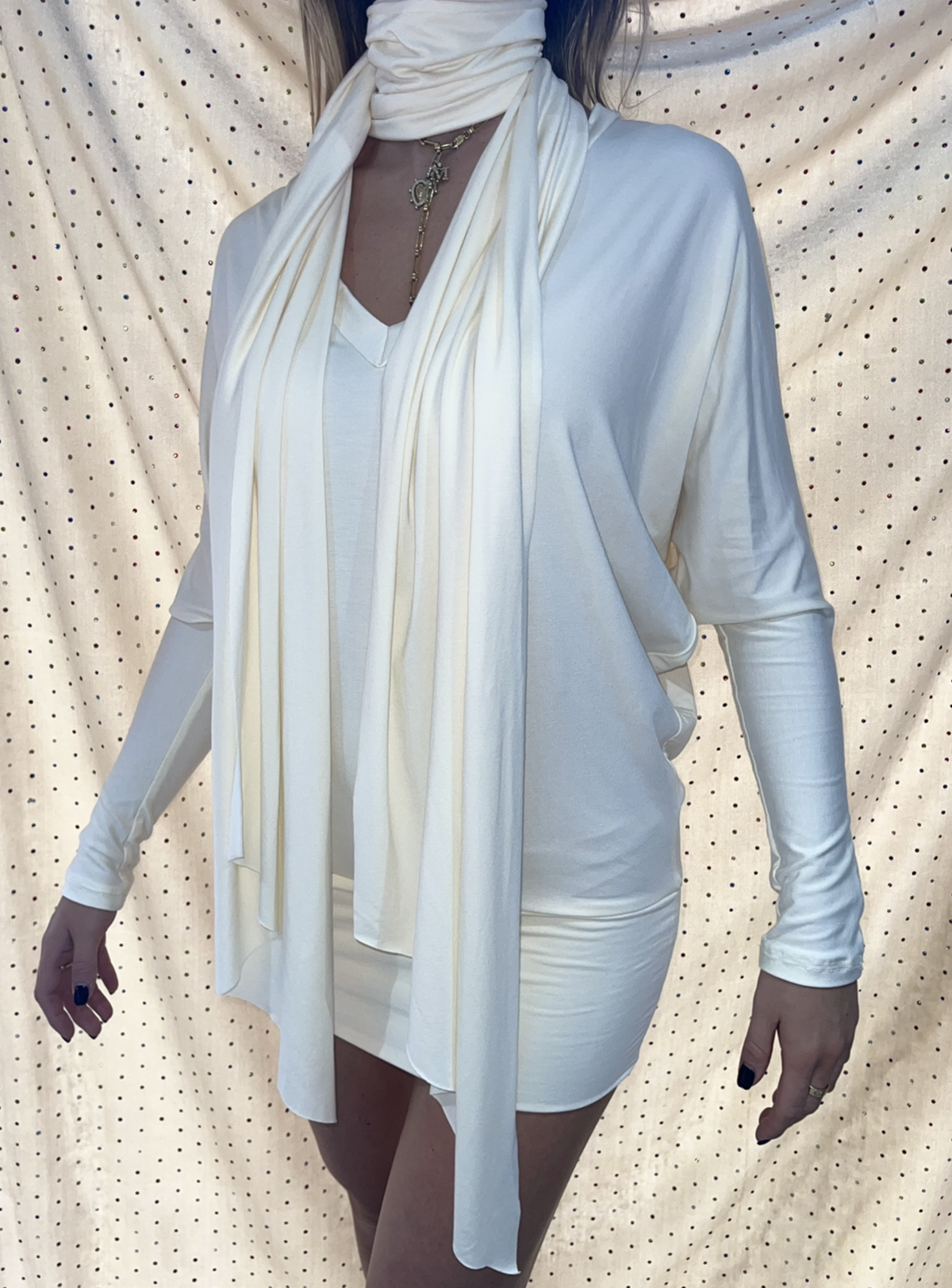 Batwing Dress Top